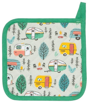 Faire- Danica Jubilee Potholder Happy Camper Potholder